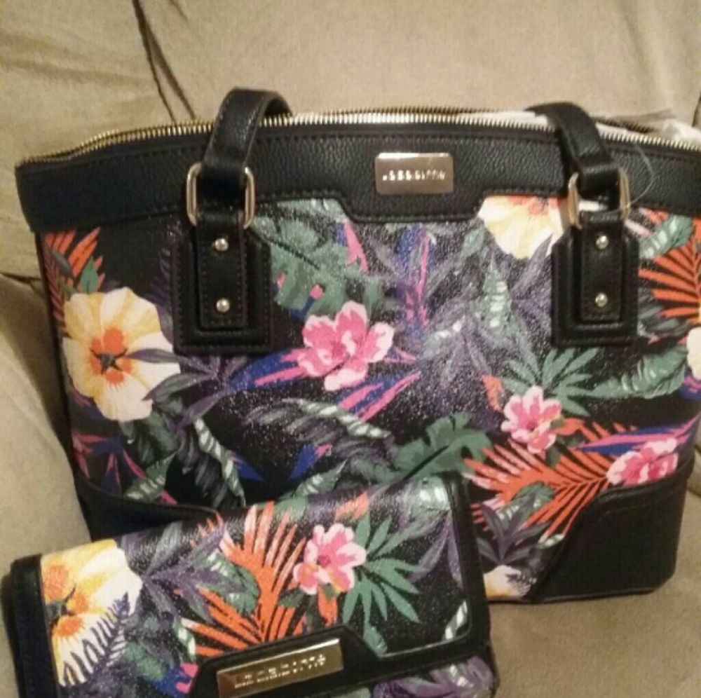 Liz Claiborne Floral Purse